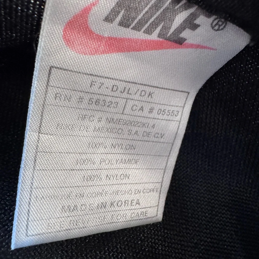 Nike Black Red High End Large Training Duffel Bag 3D Swoosh MINTY
